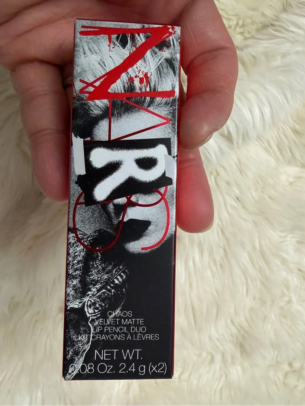 NARS Chaos Velvet Matte Lip Pencil Duo set